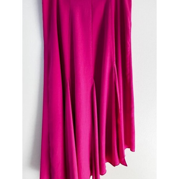 ASOS maxi asymmetrical pink skirt size 12 new - Picture 4 of 4